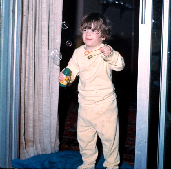 My son used to love to blow bubbles in the style of a smoker. It was about this time that he also started hiding my stash.