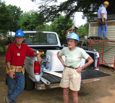 Trucks are perfect on Habitat for Humanity job sites.